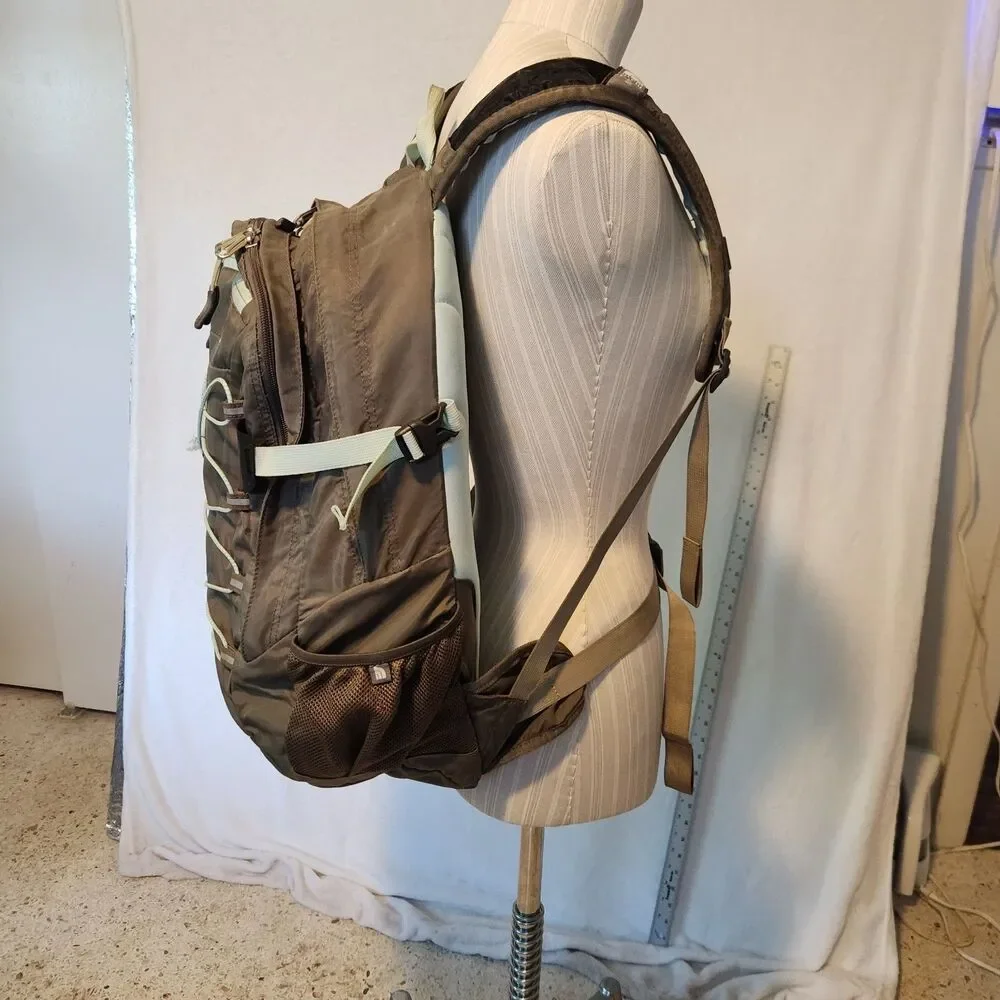 2012 The North Face Borealis Women's Backpack Gray Blue FlexVent Hiking Daypack